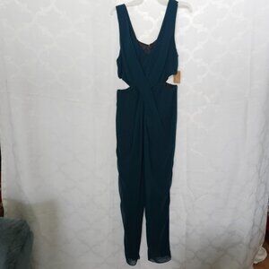 **Teal Long Romper**